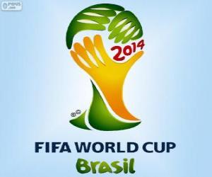 Puzzle Λογότυπο του το Παγκόσμιο Κύπελλο Ποδοσφαίρου της Βραζιλίας του 2014